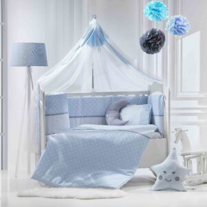 Σετ προίκας 9 τεμαχίων 70*140 Carousel Σιέλ